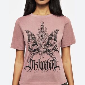 Requiem Disturbia Mauve Graphic Tee